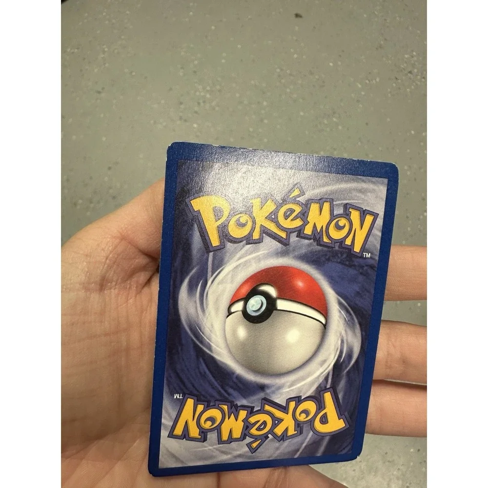 3 miscut / misprint pokemon cards ryme, super potion,‎ lampent, lp-dmg